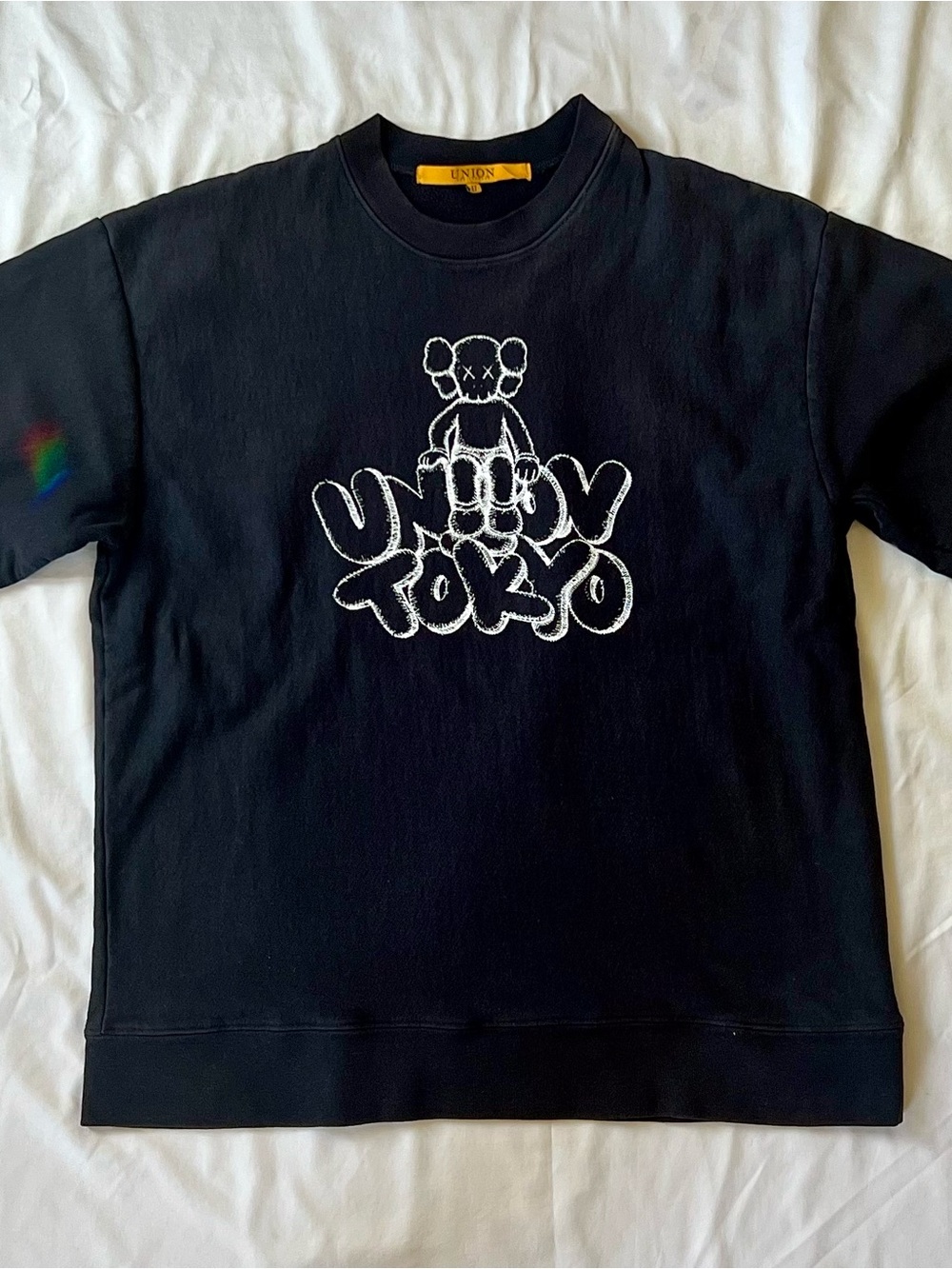 KAWS X Union LA Cotton Tokyo Crewneck Sweater Black Size M